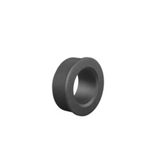 Gumminippel Svart Ø50/32 mm Purus
